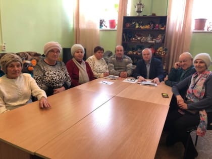 Депутат Собрания депутатов Ашинского муниципального района встретился с ветеранами