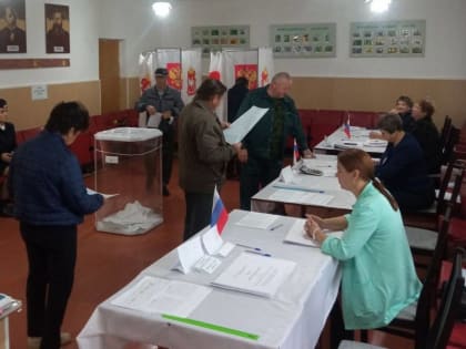 Голосование на участках в Октябрьском районе близится к завершению