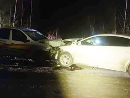 В субботу в Кыштыме произошло лобовое ДТП, пострадали два человека