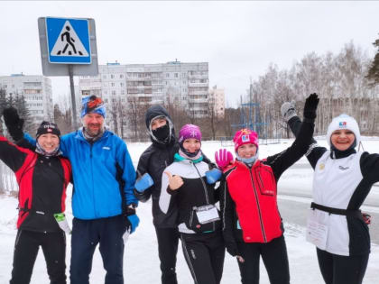 С забега в новогодних костюмах начинают год в Снежинске