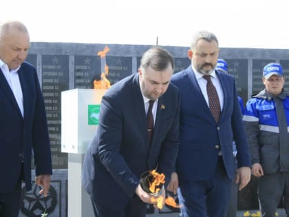 В селе Анненское Карталинского района зажегся Вечный огонь
