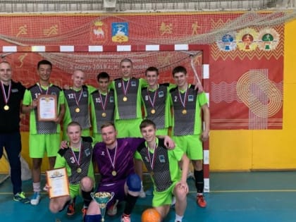 Команда ЮУрГАУ стала победителем в открытом Кубке Упруна по мини-футболу среди мужских команд