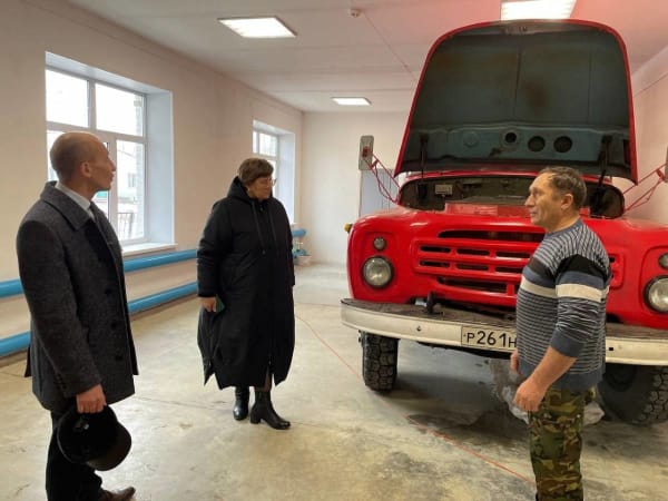 В Троицком районе открыли пост добровольной пожарной команды
