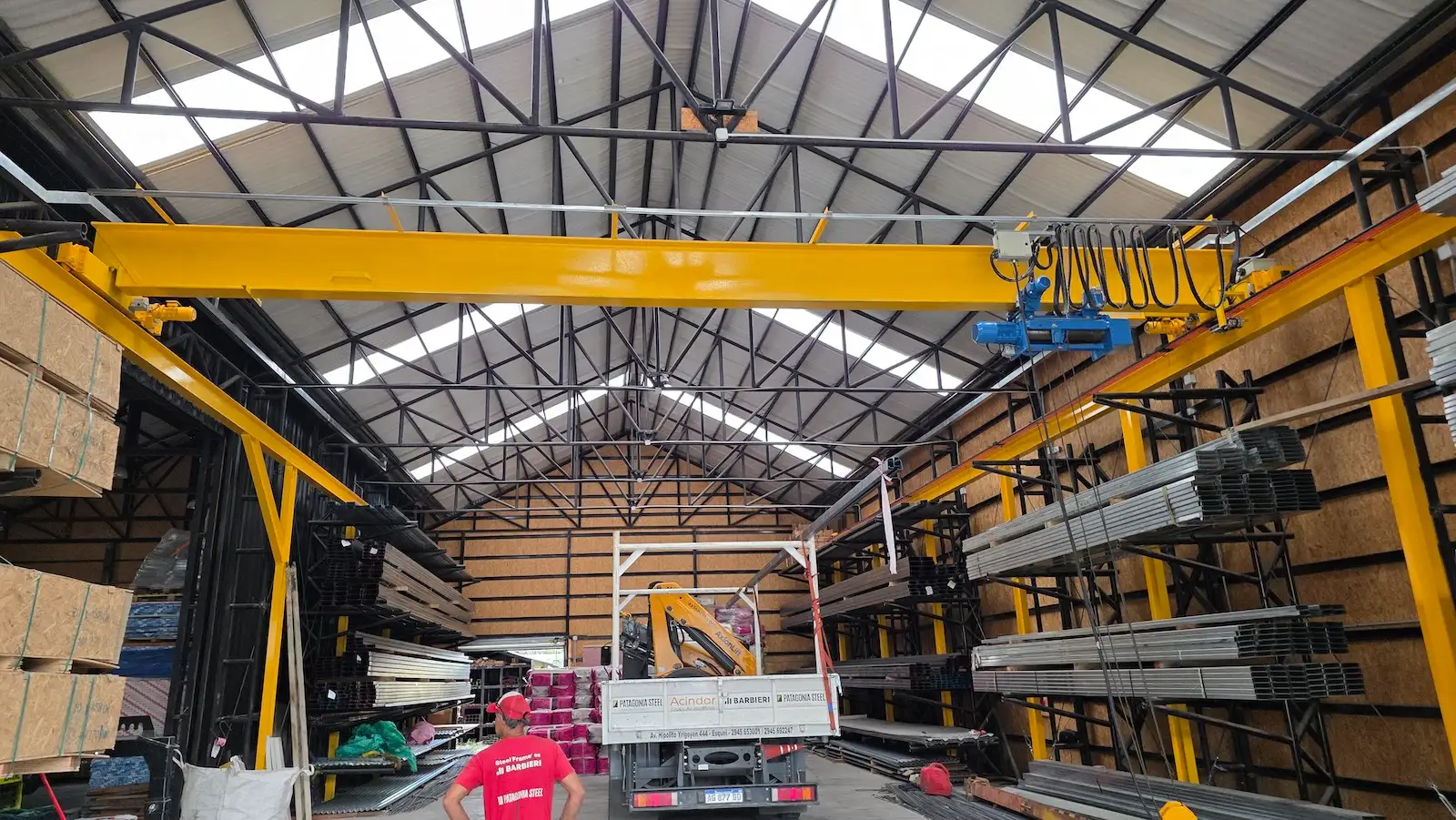Entrega de paneles steel frame