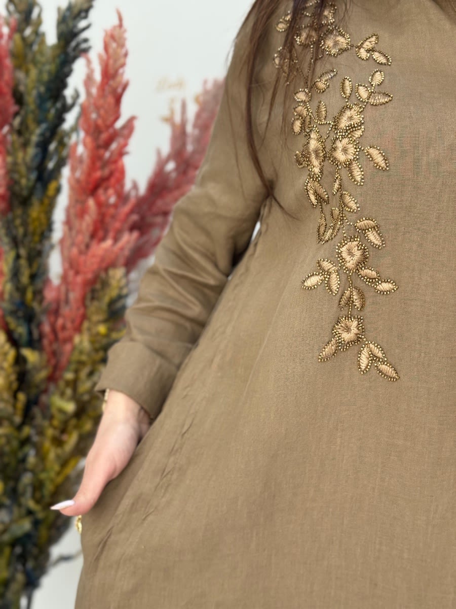 Leopard & Ochre Linen Set 4