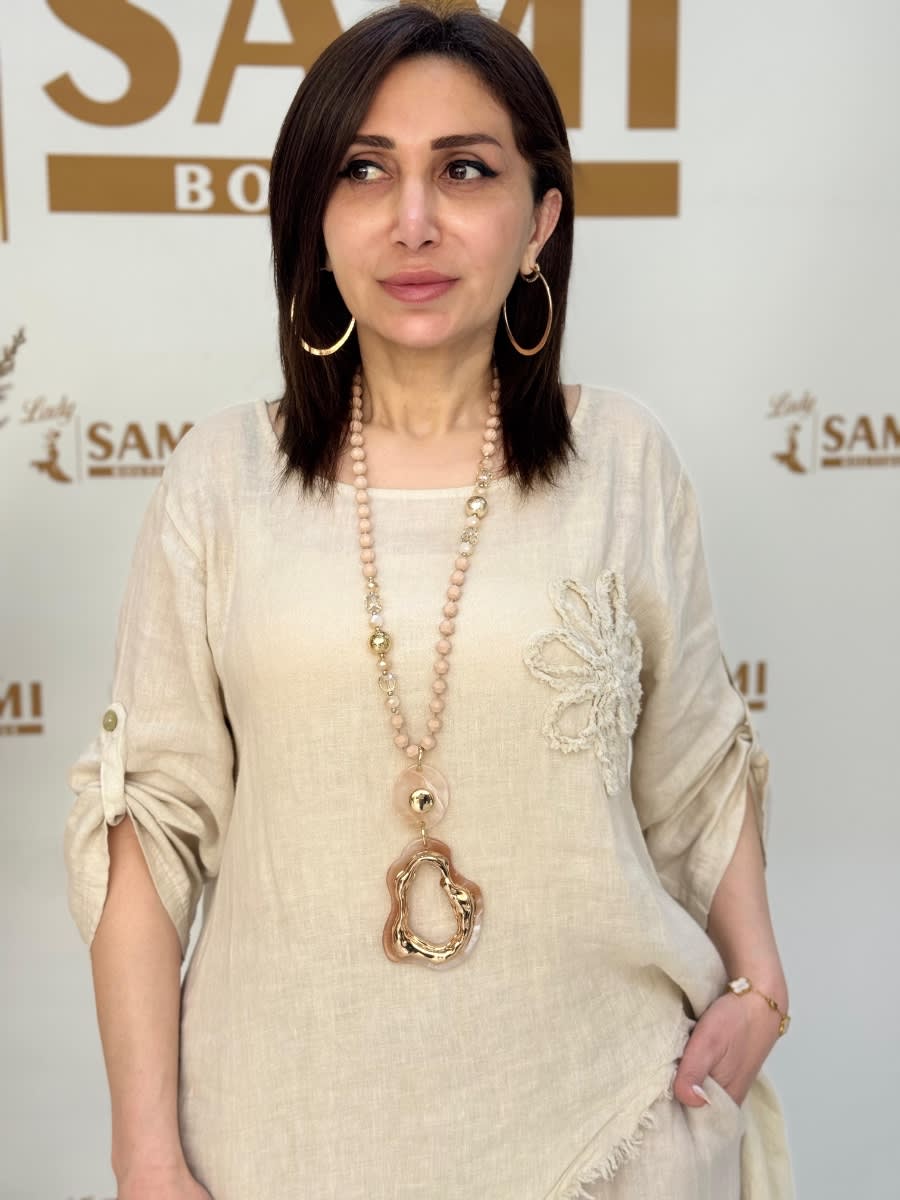 Asymmetric Linen Tunic Set 3