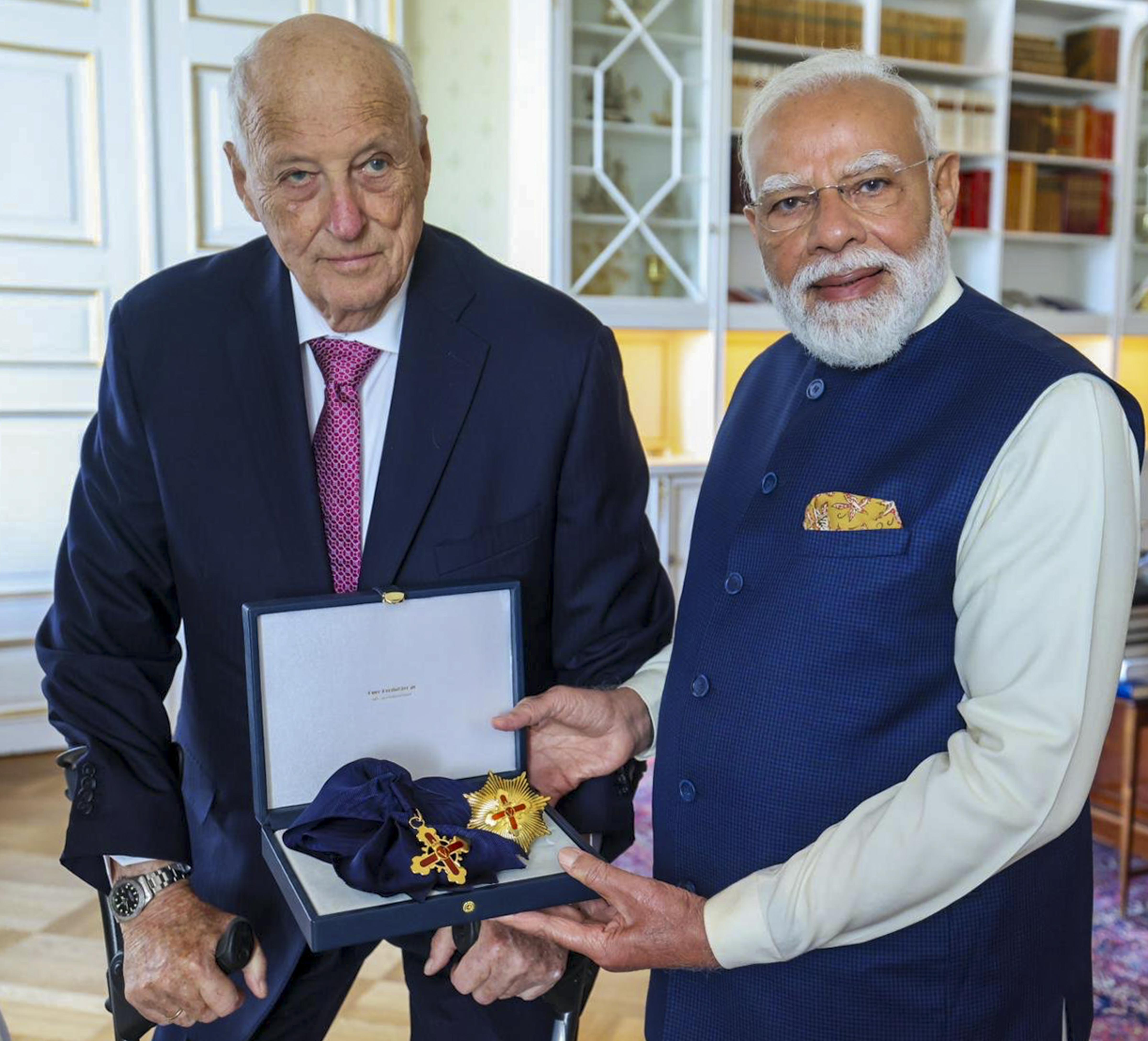 Modi Conferred Norway’s Grand Cross, His 32nd Global Honour