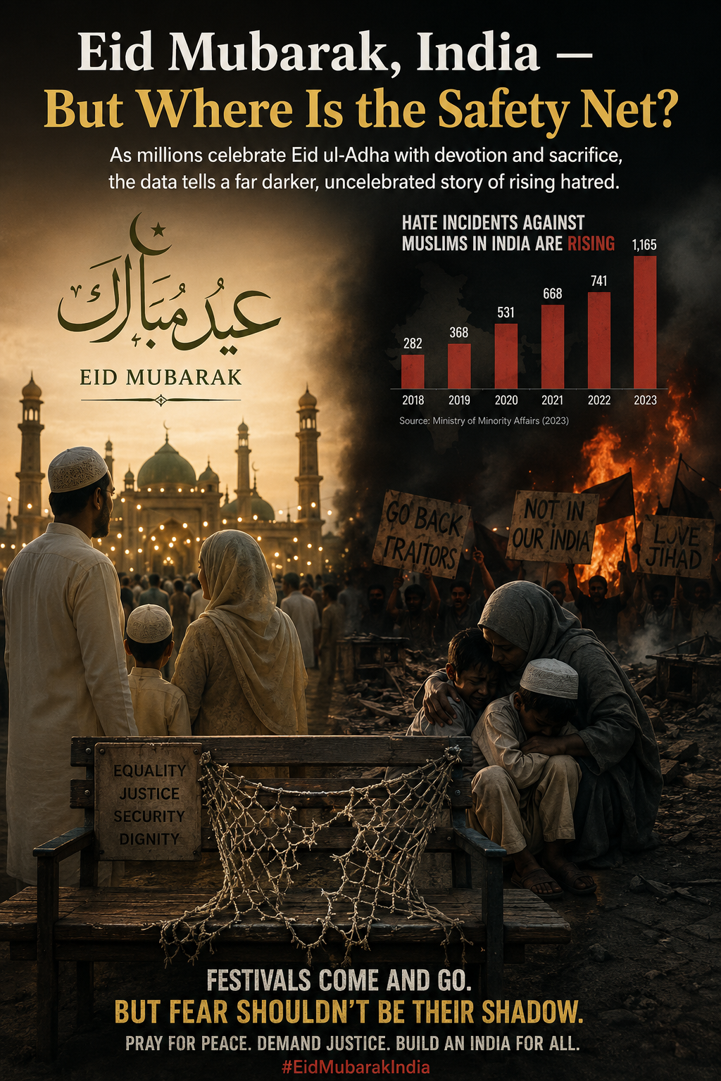 Eid Mubarak, India — But Where Is the Safety Net?