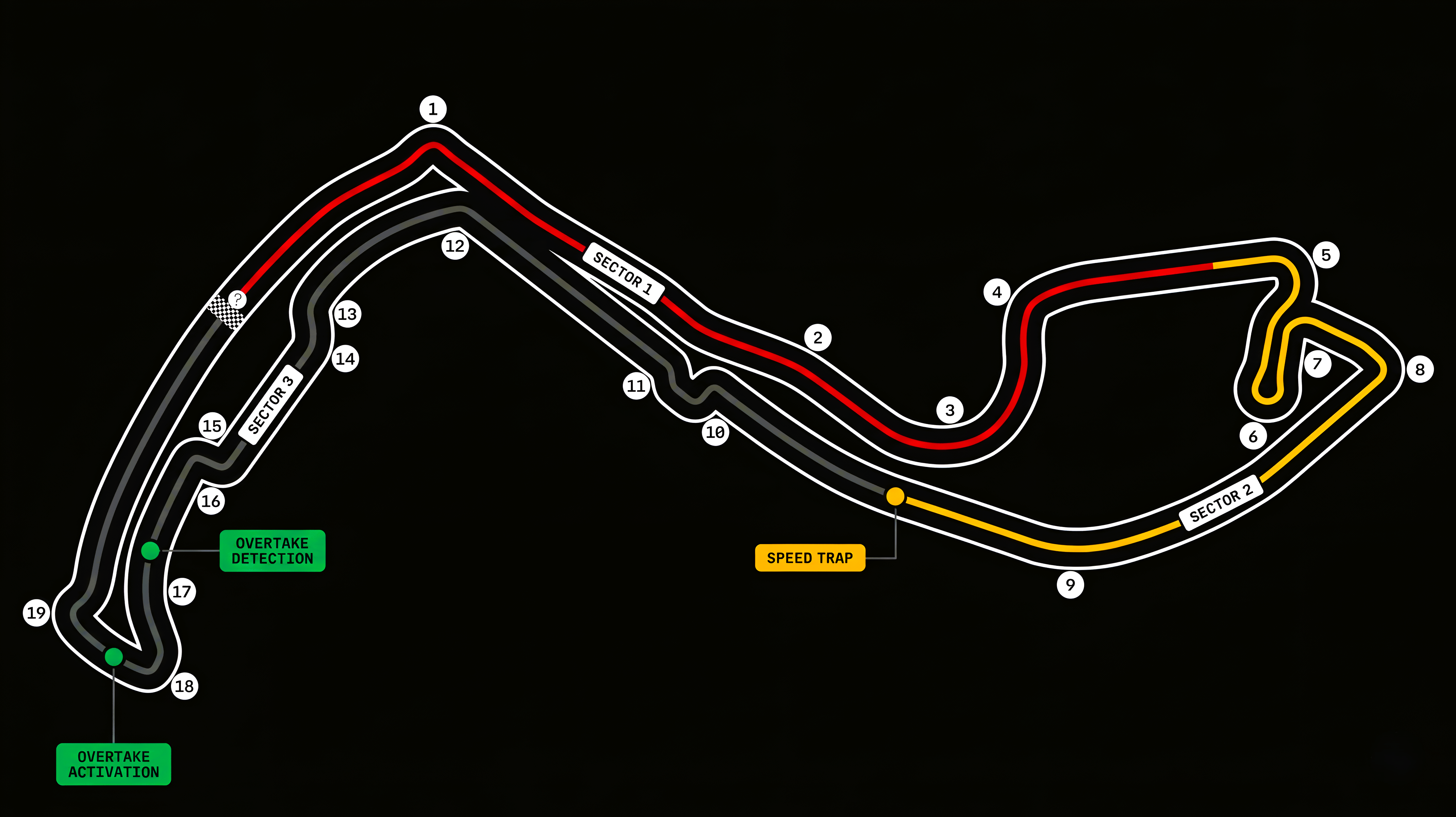 MONACO TRACK LAYOUT