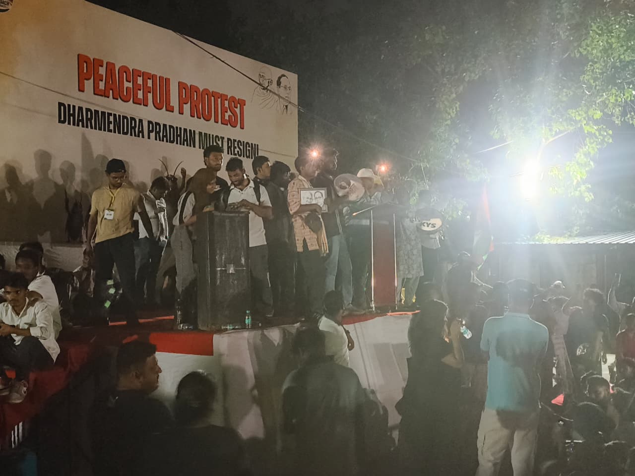 Protest continued at midnight, The Veritas Original, all credits reserved