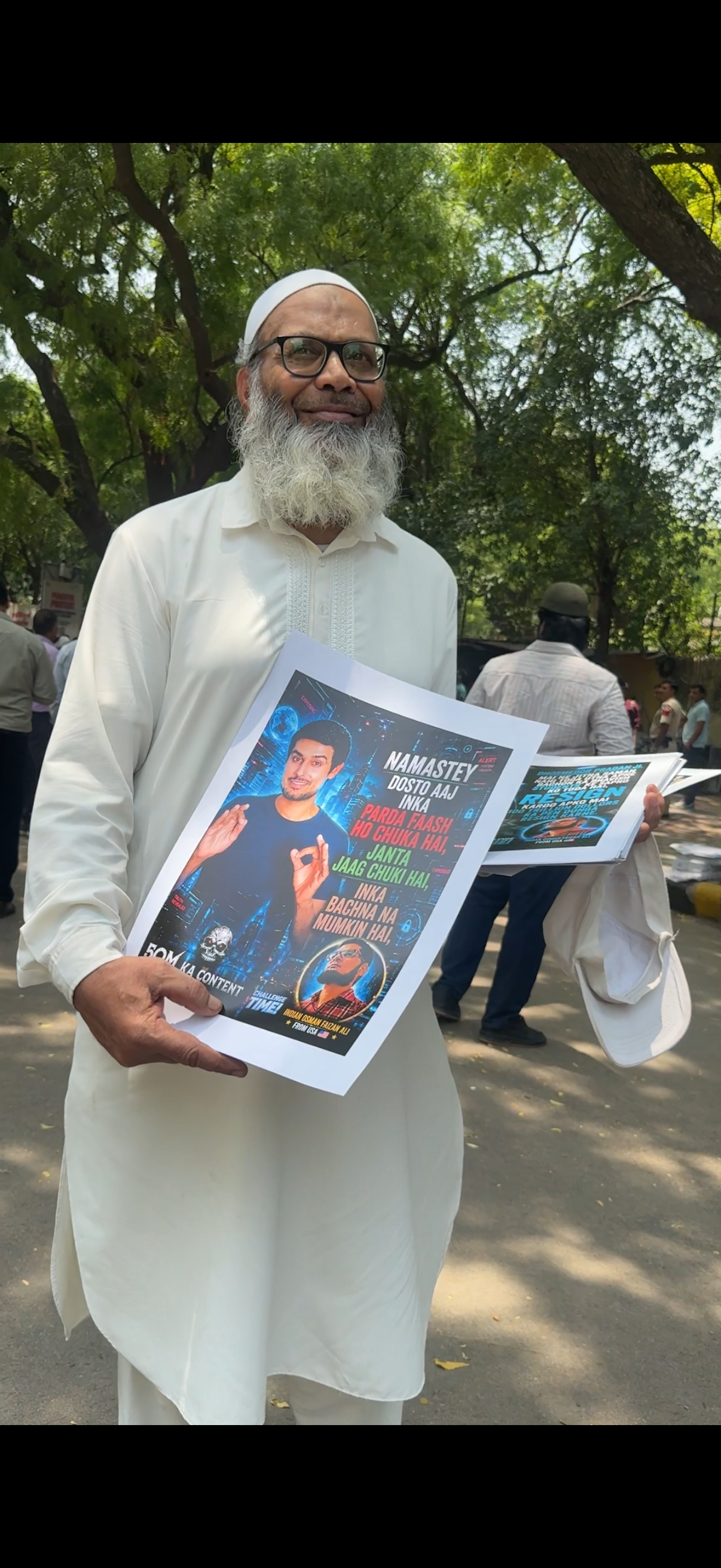 A Protester from Hyderabad, The Veritas Original, all credits reserved