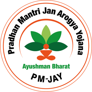 Ayushman Bharat Pradhan Mantri Jan Arogya Yojana (AB PM-JAY), provides a cashless health insurance cover of up to ₹5 lakh per eligible family every year for secondary and tertiary hospitalization