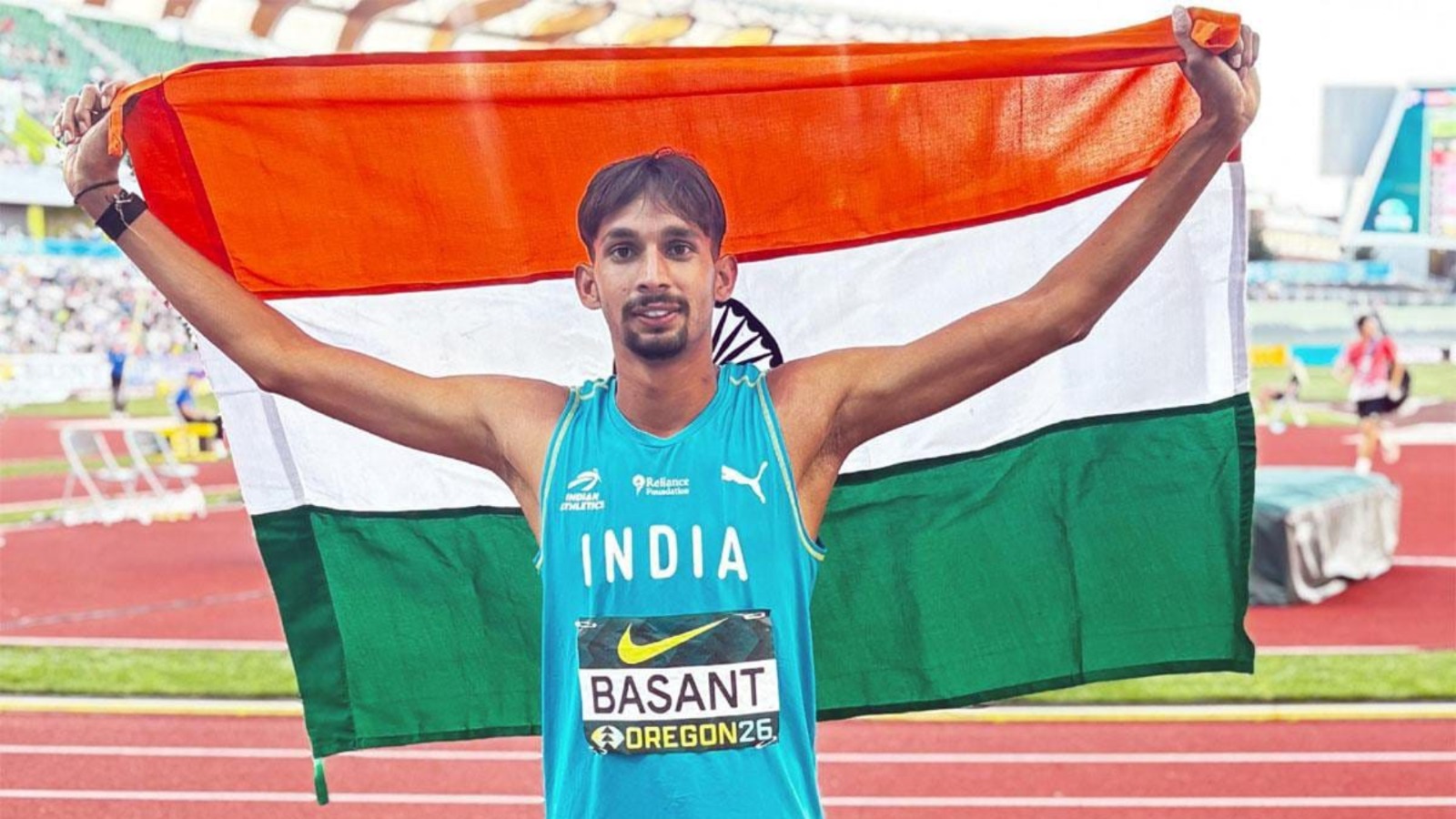 Basant Meghwal won U20 High Jump Silver