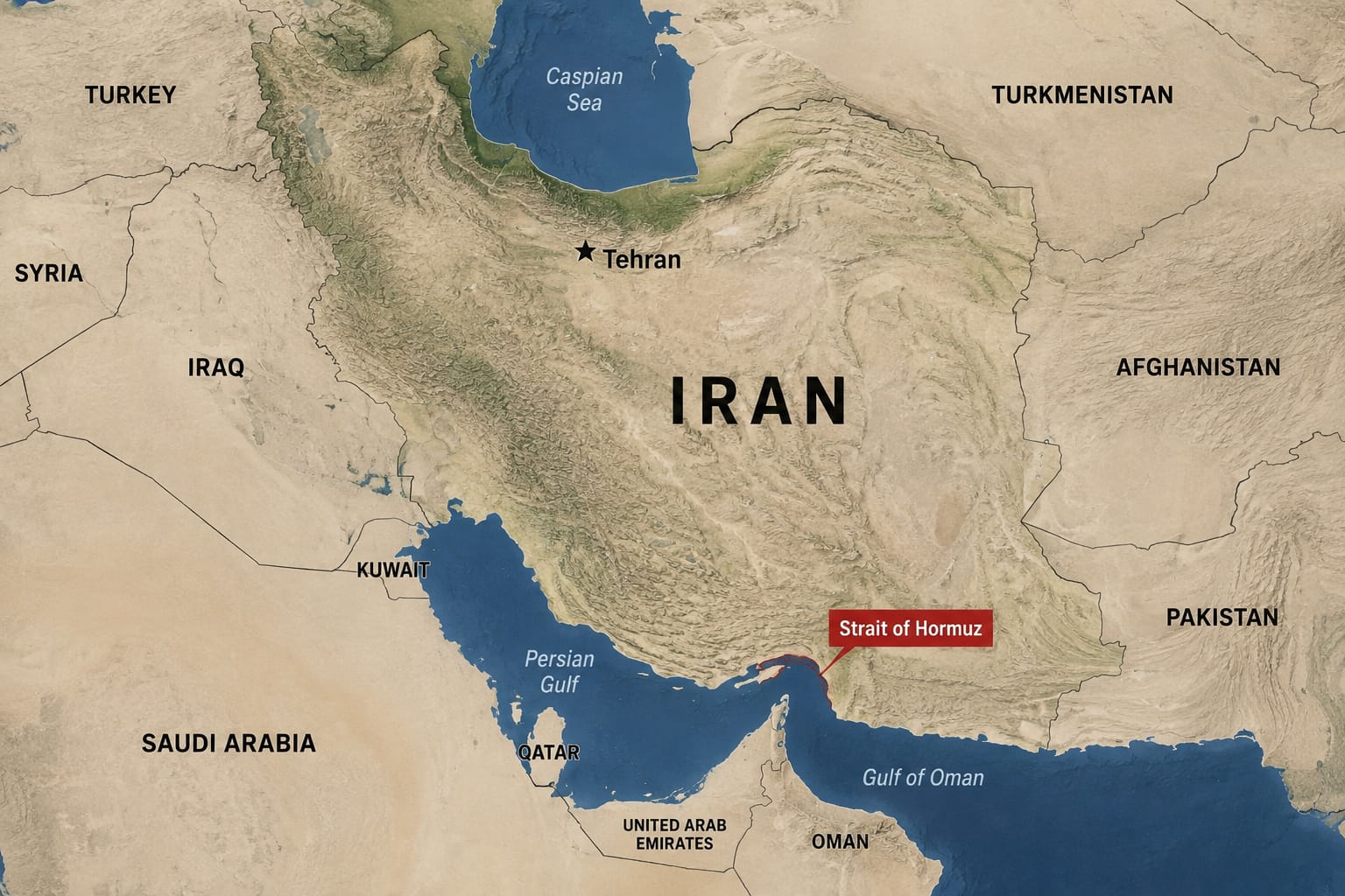 Iran calls on the U.S. to accept their defeat; AI Representation