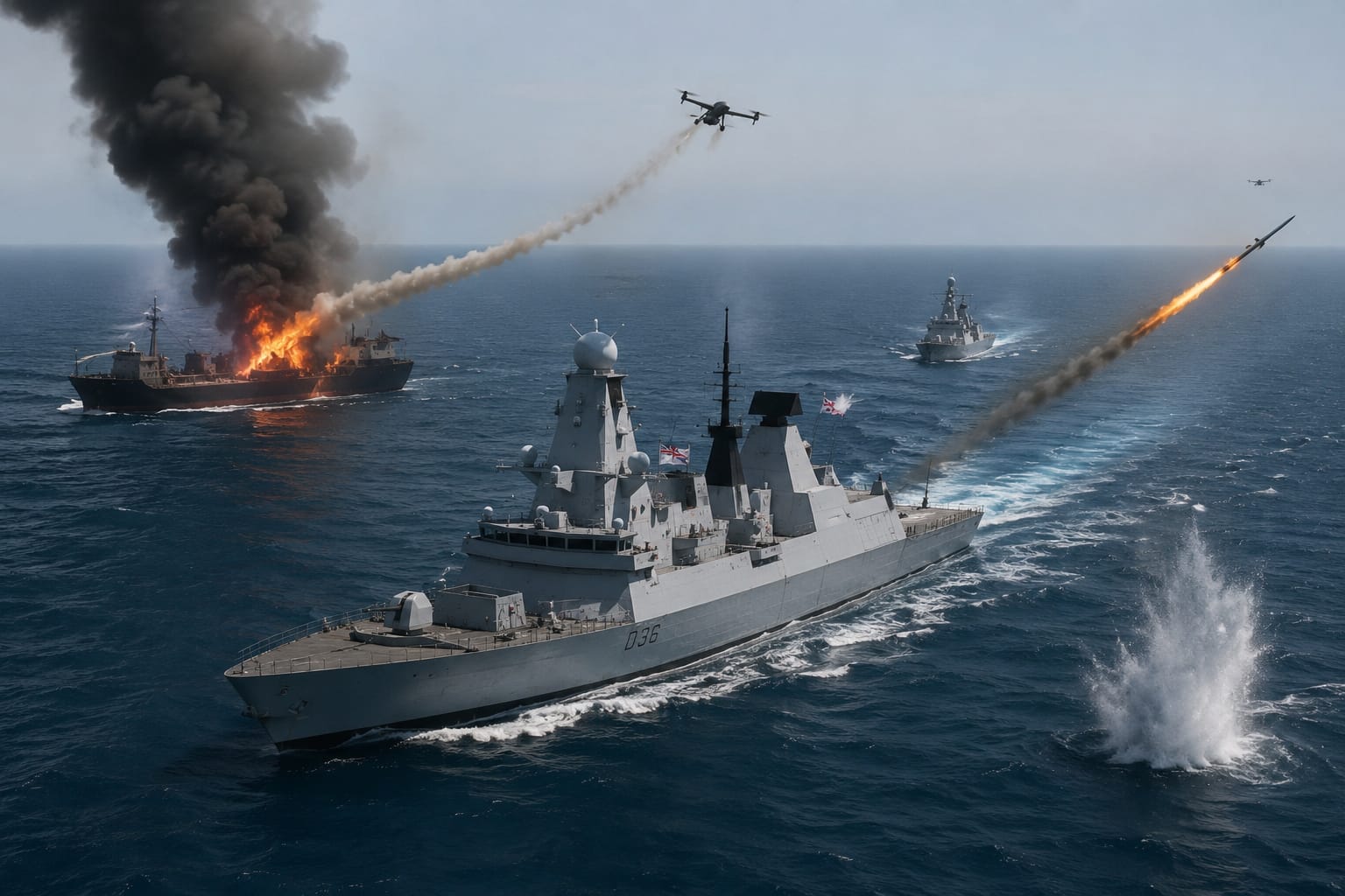 The progress of the peace talks and oil tanker traffic through the strategic Strait of Hormuz waterway has been halted; AI Representation