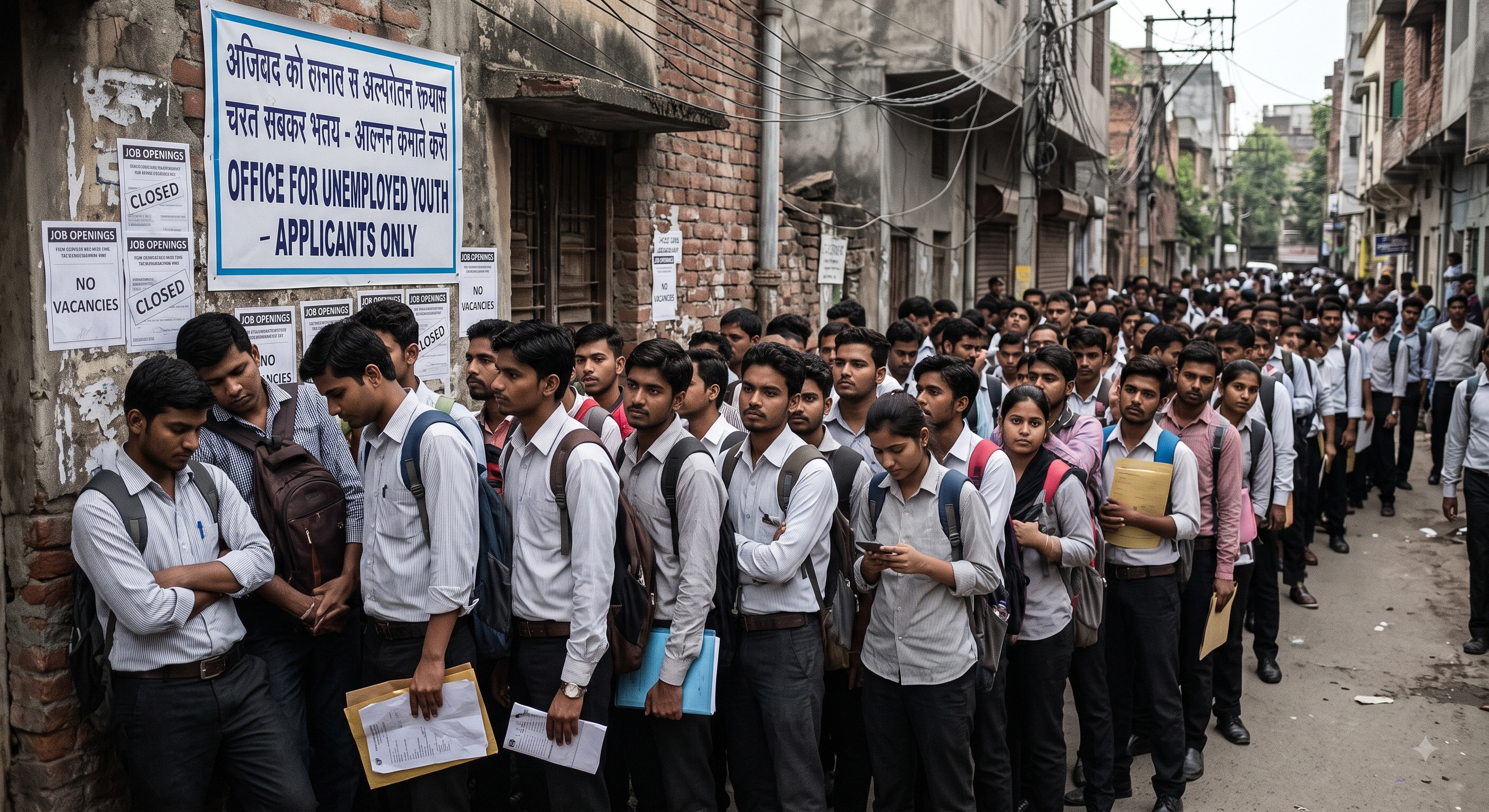 Youth Unemployment Crisis; AI Representation