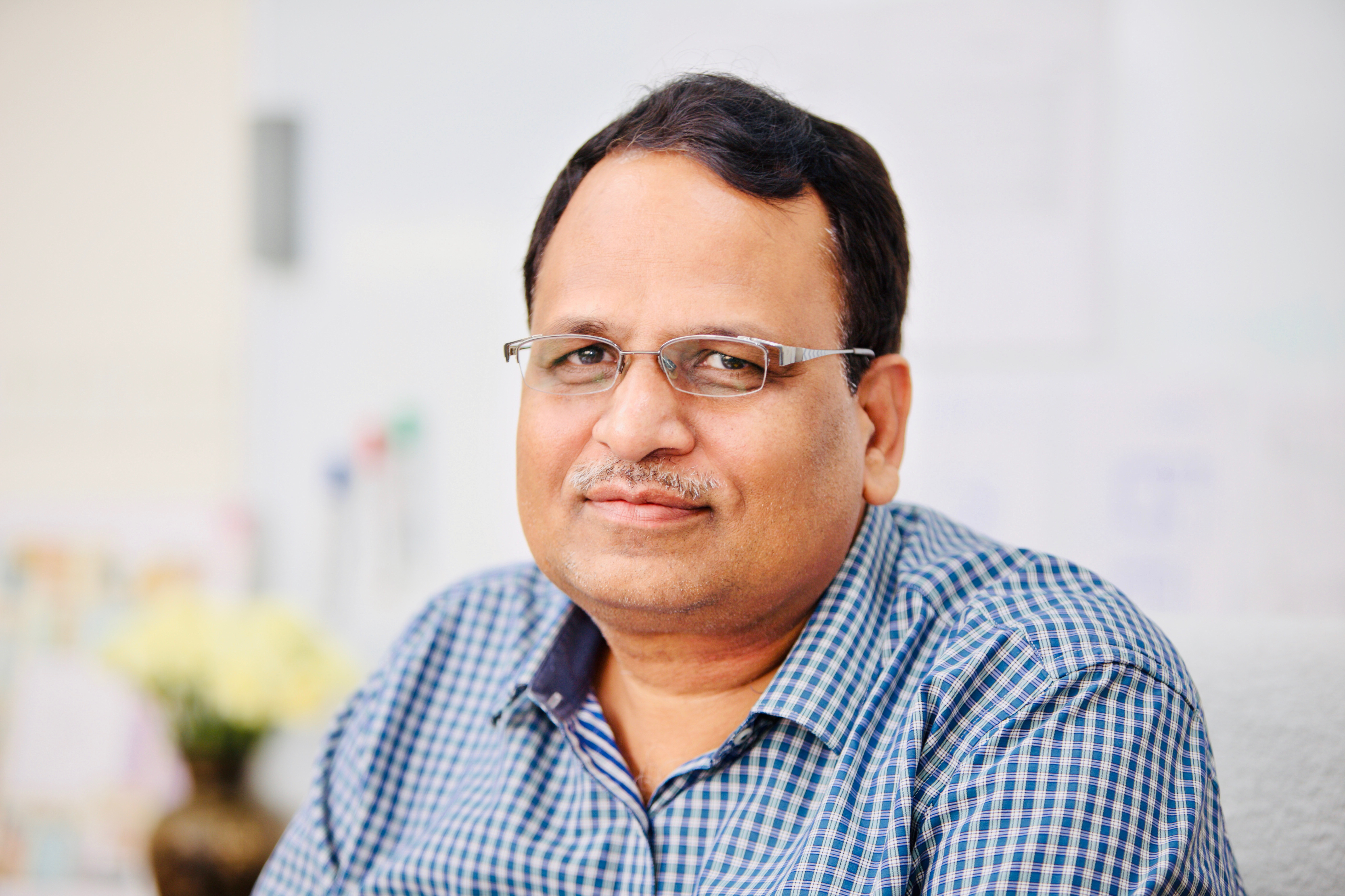 A leader of the Aam Aadmi Party (AAP), Satyendar Kumar Jain