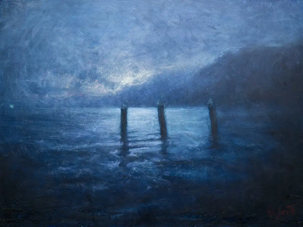 Dan Scott, Fraser Island, Three Pylons, 2025