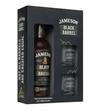 Jameson Black Barrel Gift Pack