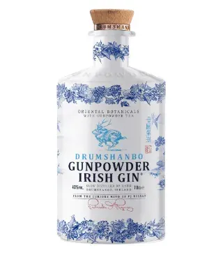 Gunpowder Irish Gin Ceramic Bottle