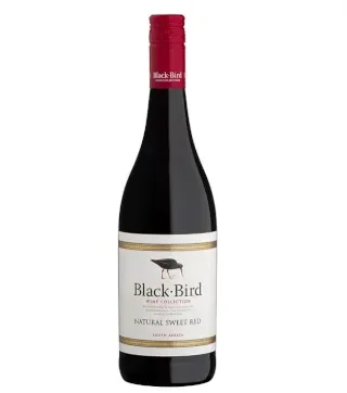 Black Bird Sweet Red