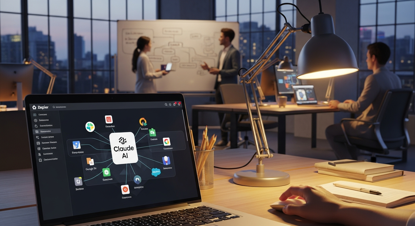 5 sposobów na automatyzację Claude'a z Zapier MCP: praktyczny przewodnik integracyjny – artykuł na blogu Vizeon.ai