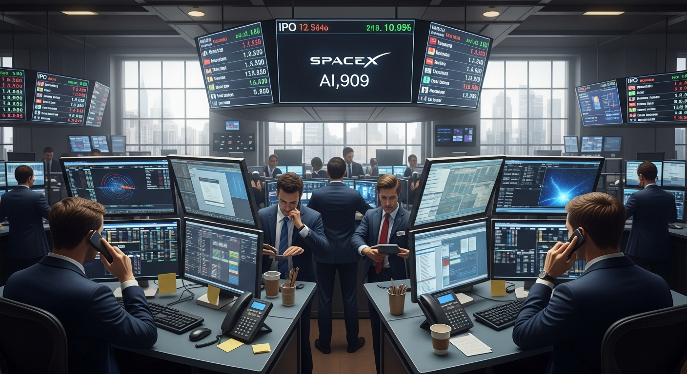 Anthropic, OpenAI i SpaceX: dynamika rynku wtórnego i wpływ IPO SpaceX na inwestycje w AI – miniatura artykułu na blogu Vizeon.ai