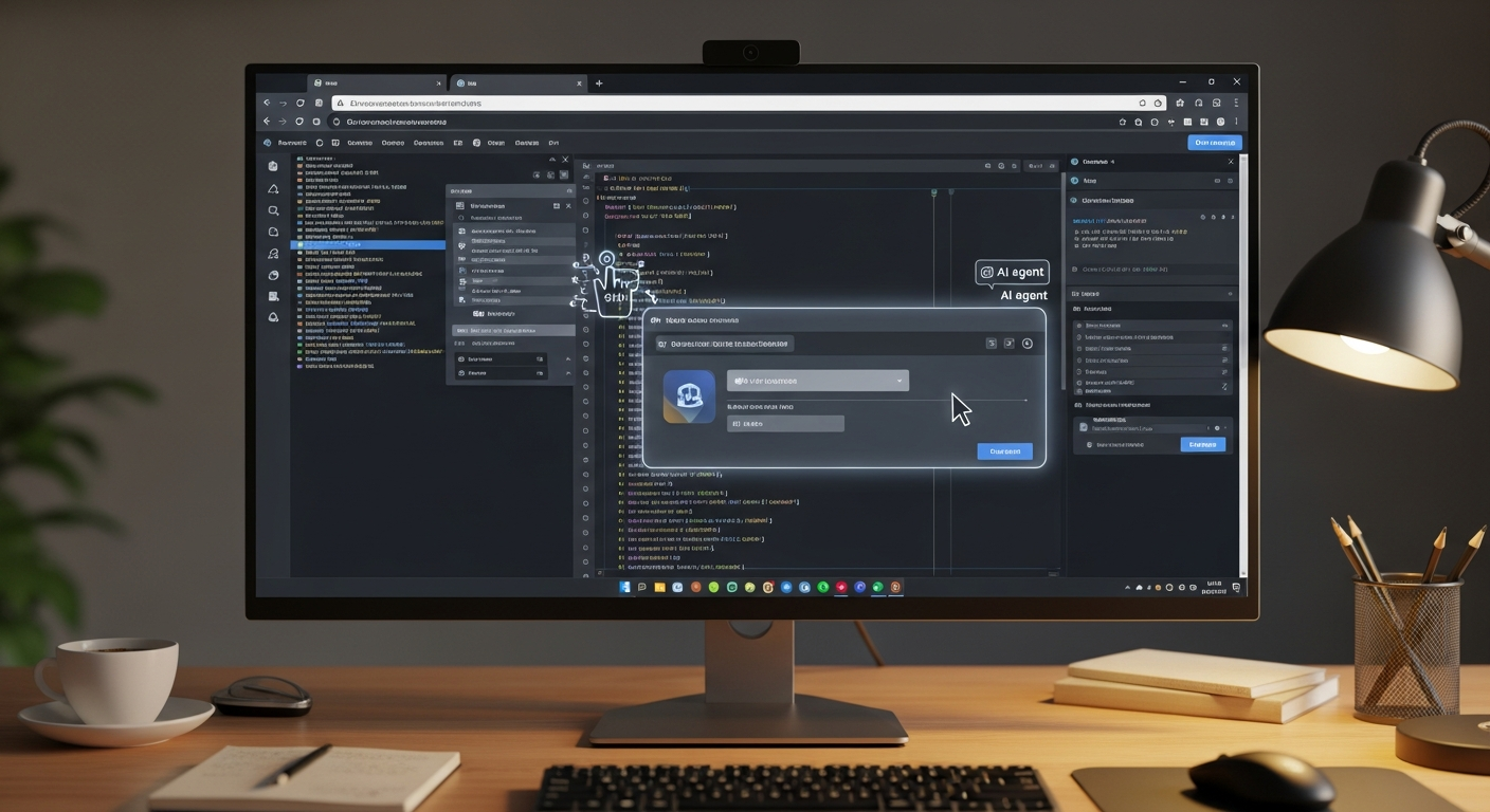 WebMCP w Chrome: Nowy Standard Integracji Stron WWW z Agentami AI – miniatura artykułu na blogu Vizeon.ai