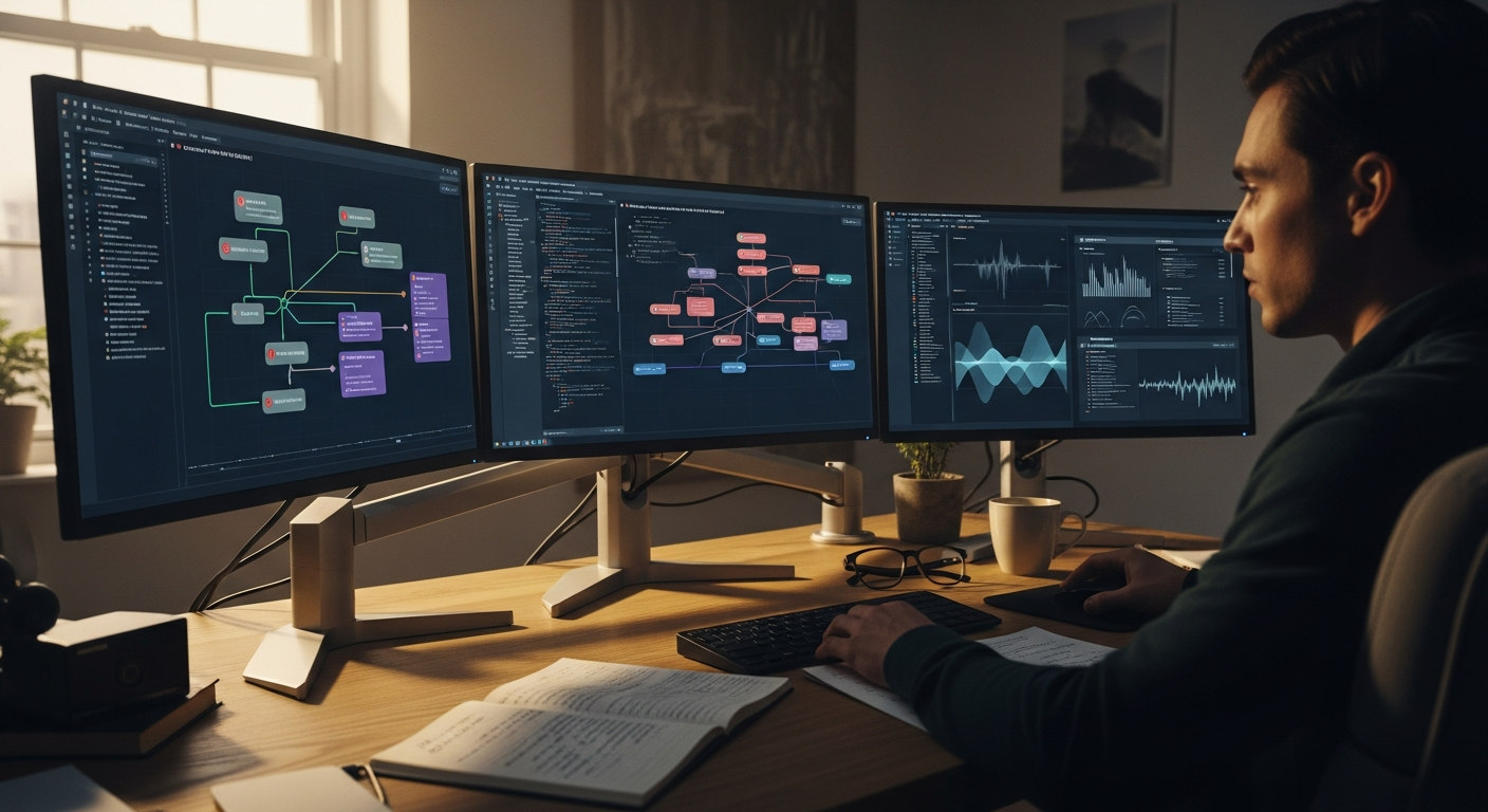 Vibe Coding: nowatorskie podejście do programowania i rekonstrukcji aplikacji – miniatura artykułu na blogu Vizeon.ai