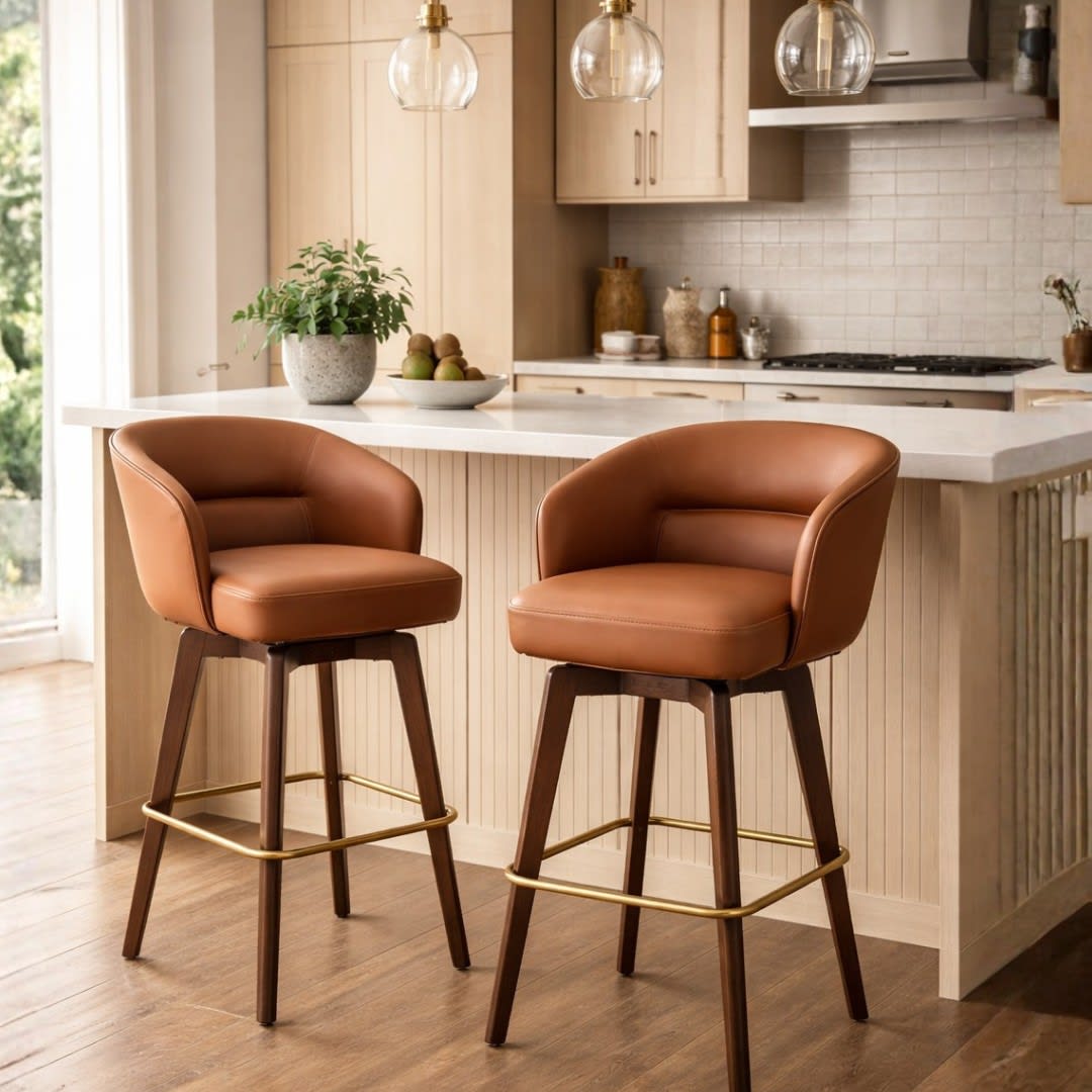 Amber Crest bar chair