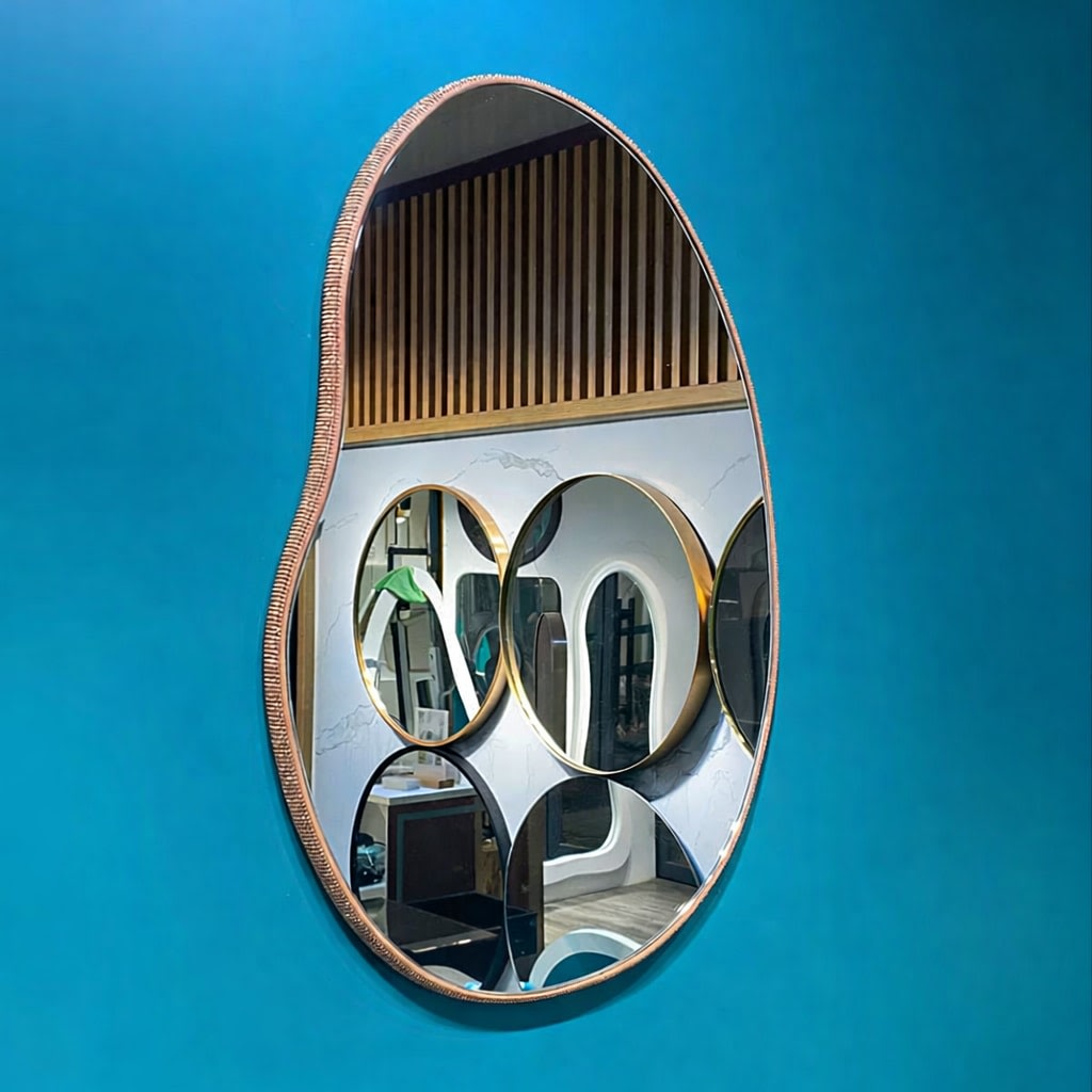 Li Ying stone encrusted mirror