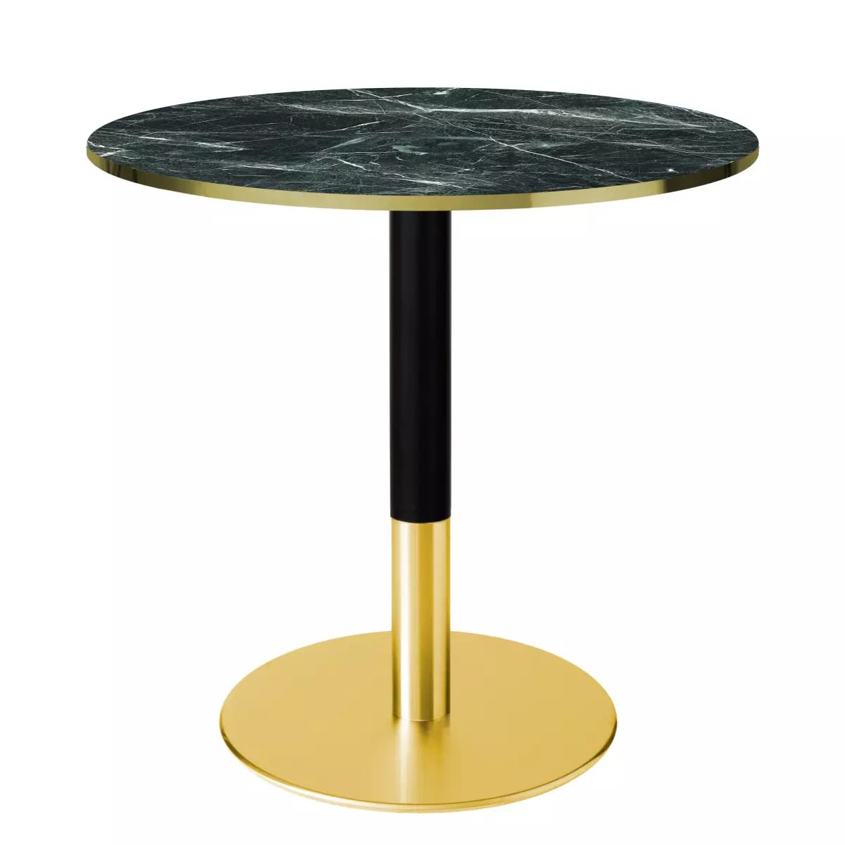 Slim Black Gold Table Base