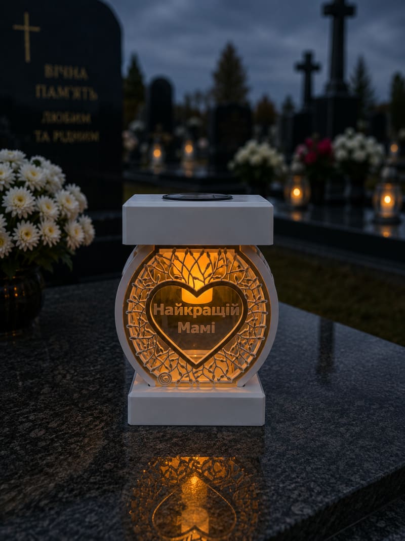 Скляне Серце Біле - 1