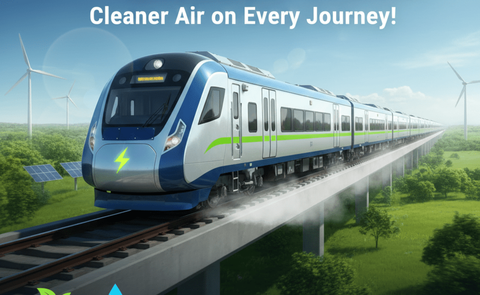 India's First Green Train: Cleaner Air on Every Journey!