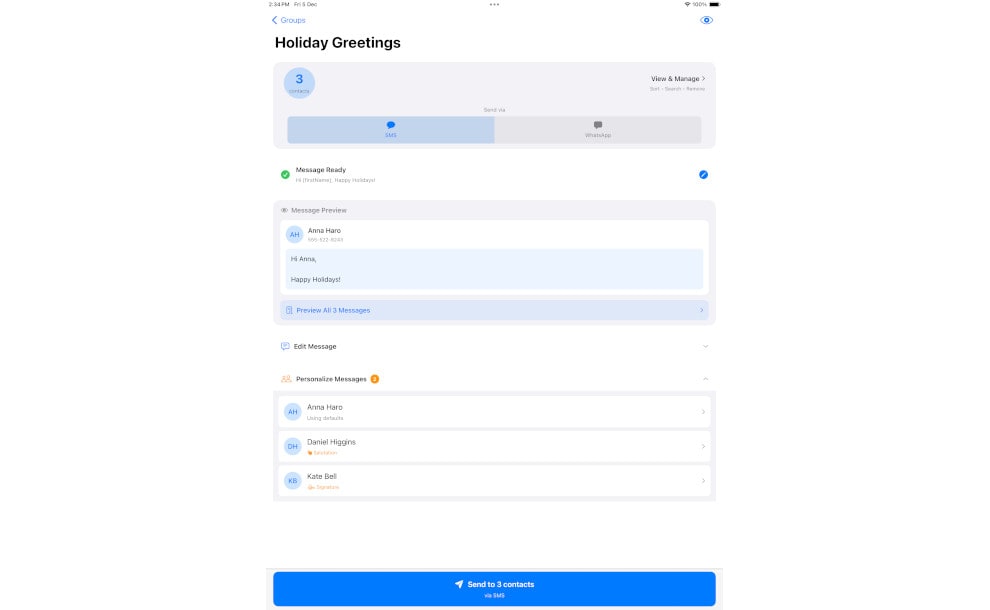 GreetFlow iPhone And iPad Apps