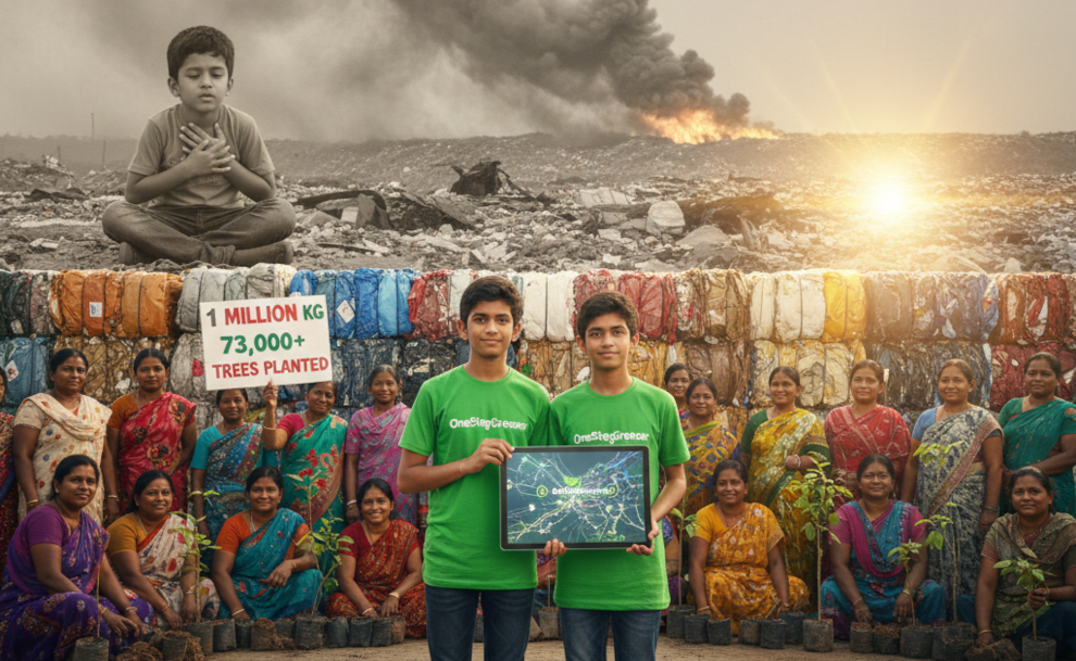 From Asthma to Action: Brothers Recycle 1M Kg Across 14 Cities