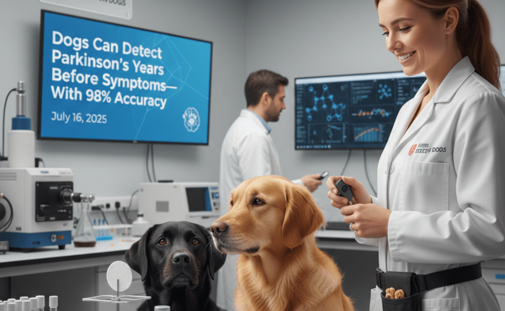Paws for a Cure: Dogs Sniff Out Parkinson’s Years Before Symptoms