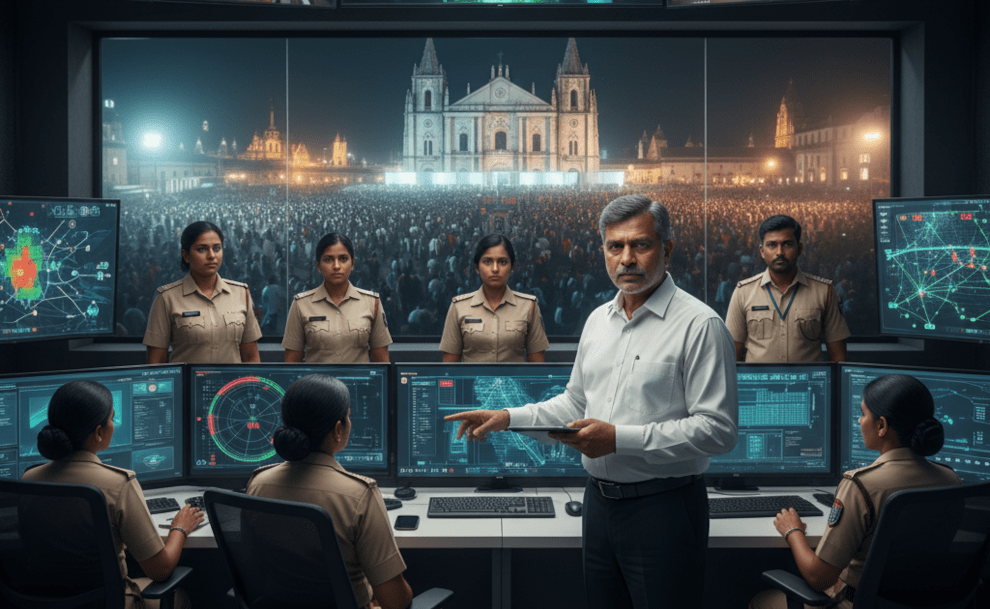 AI Tech and Smart Planning Ensure Safe Goa Mega-Event for Millions!