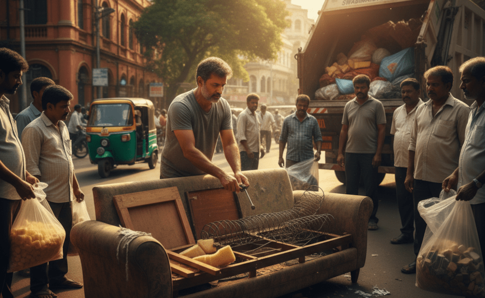Bengaluru Local Finds Simple 15-Minute Fix for City’s Sofa Waste