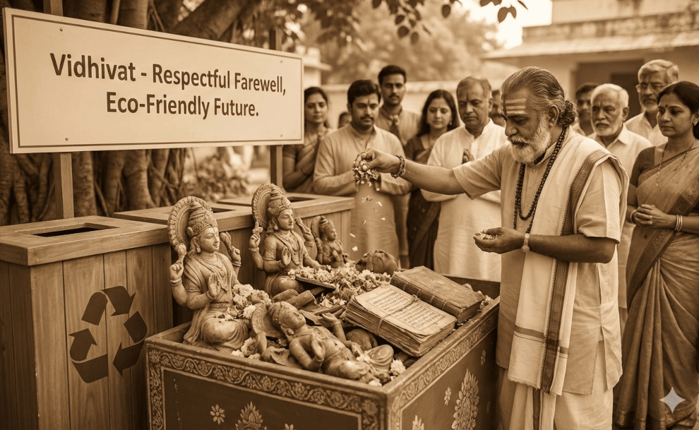 Vidhivat: A Sacred Farewell for Your Sacred Items