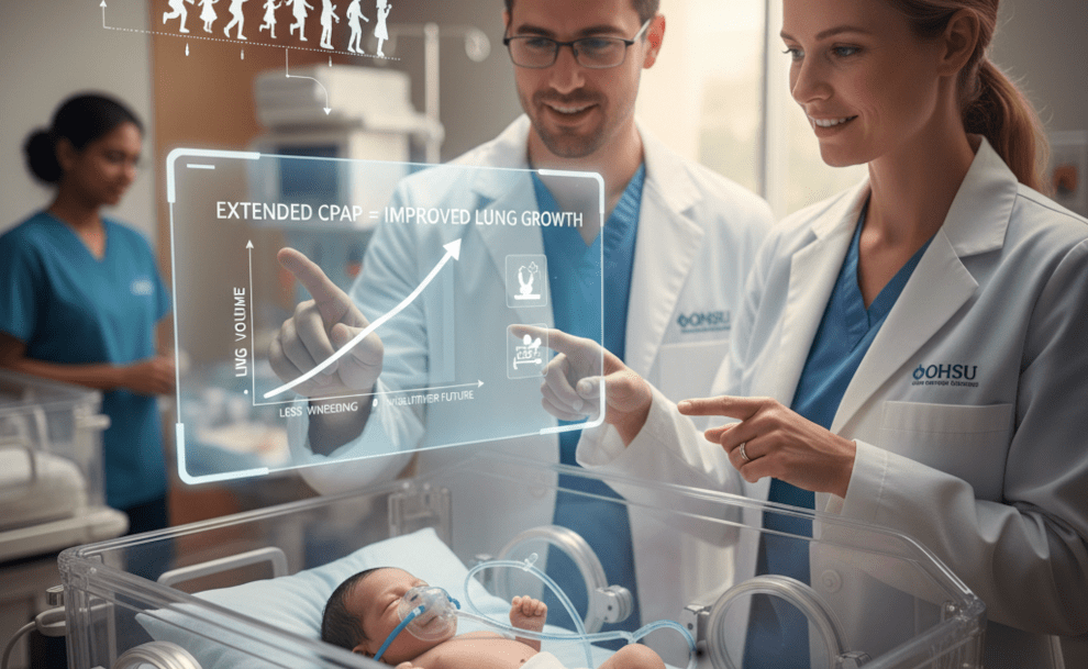 Extending CPAP by Two Weeks Boosts Lung Health in Preterm Babies