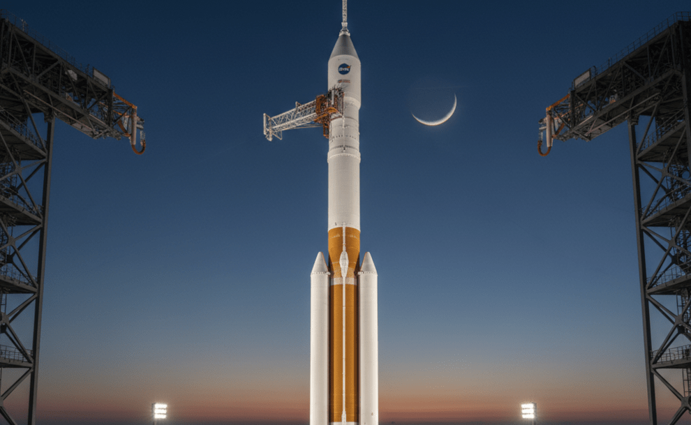 NASA's Mega Rocket Hits the Pad: Next Stop, Around the Moon