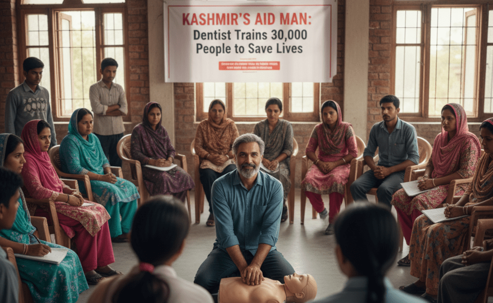 Kashmir’s Aid Man: Dentist Trains 30,000 People to Save Lives
