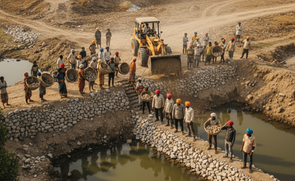 One Farmer's Dams Revive a River and Save Six Drought-Hit Villages
