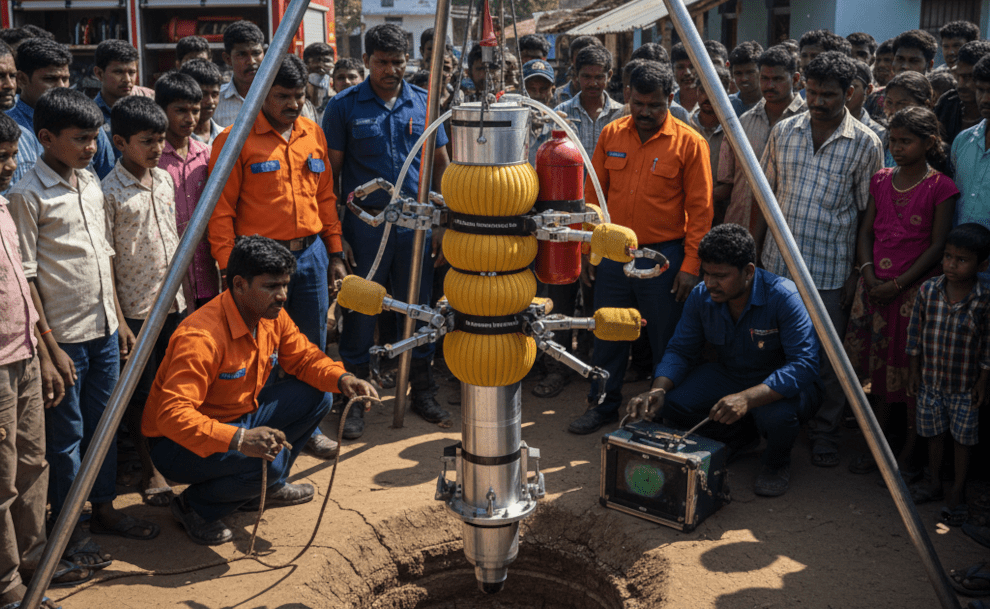 From Tragedy to Technology: Sadham Usean’s Patented Borewell Rescue Tool.