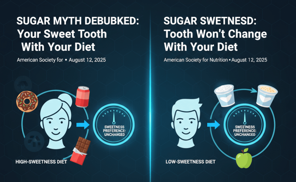 Sugar Myth Debunked: Your Sweet Tooth Won’t Change With Your Diet