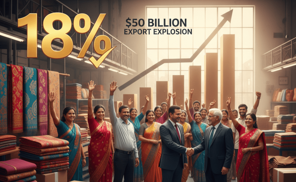 India-US Deal: New 18% Tariff to Spark a $50B Export Explosion