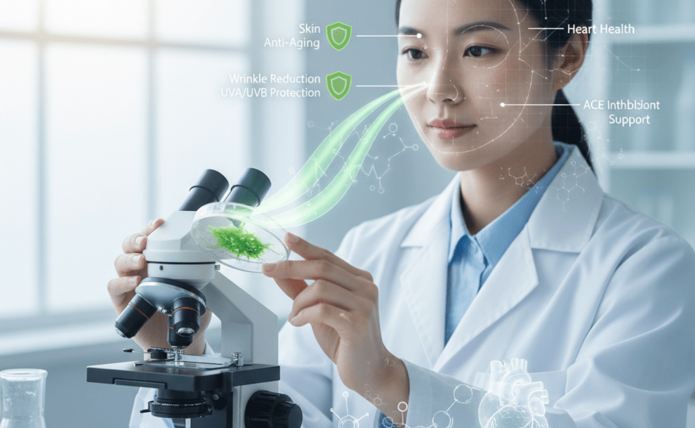 Ocean’s Sunscreen: Algae Compounds for Younger Skin & Heart Health