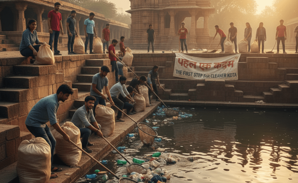 Kota’s Youth Cleanup: Turning Dirty Lakes into City Treasures!