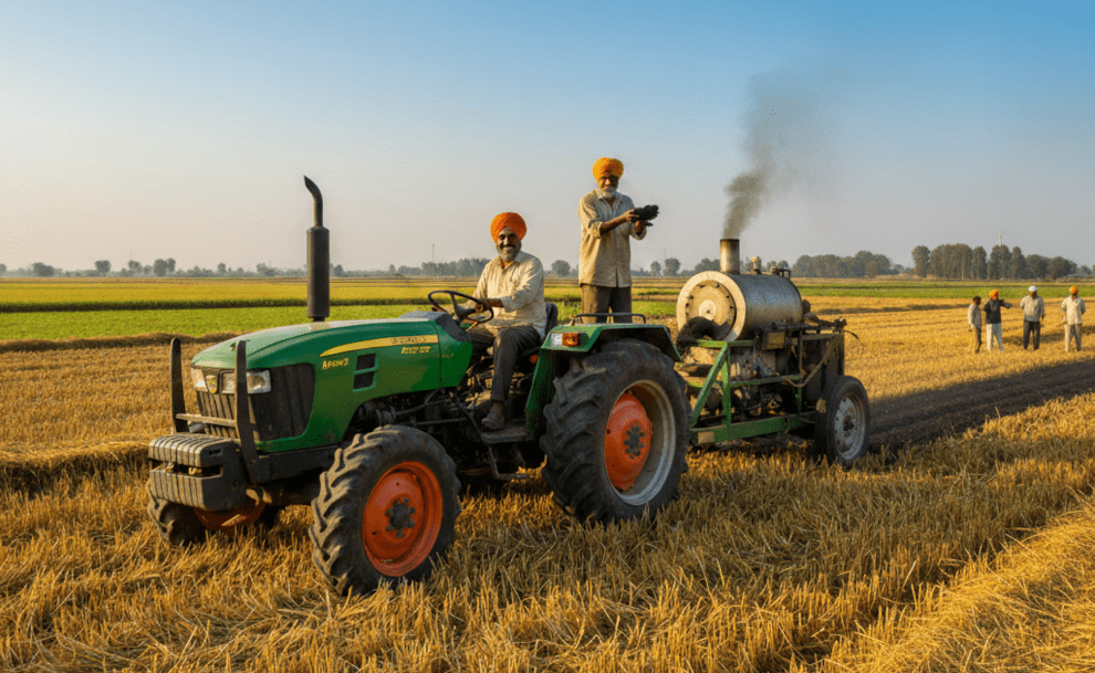 From Smog to Gold: How Portable Tech Cut Stubble Burning by 90%